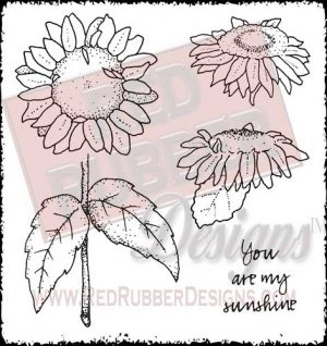 My Sunshine Unmounted Rubber Stamps from Red Rubber Designs