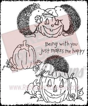Being With You Unmounted Rubber Stamps from Red Rubber Designs