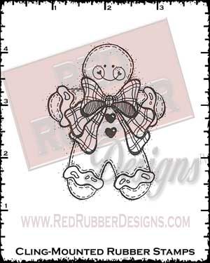 Ginger Joy Cling Mounted Rubber Stamp from Red Rubber Designs