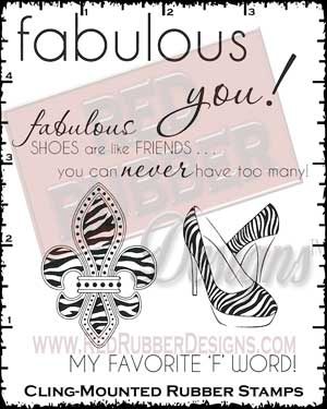 Fabulous You Cling Mounted Rubber Stamps from Red Rubber Designs