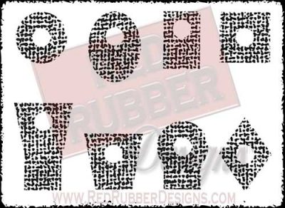 Reinforcers Unmounted Rubber Stamps from Red Rubber Designs