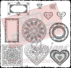 Decorative Designs Unmounted Rubber Stamps from Red Rubber Designs