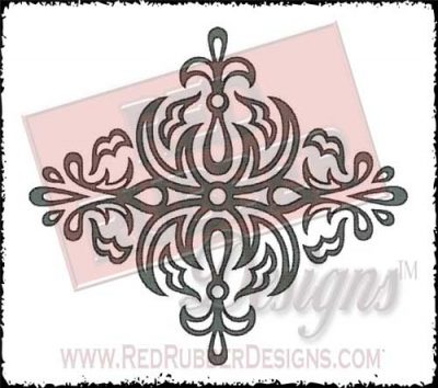 Diamond Ornament Unmounted Rubber Stamp from Red Rubber Designs