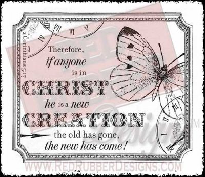 New Creation Unmounted Rubber Stamp from Red Rubber Designs